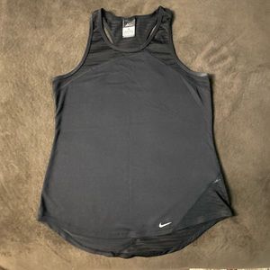 Nike Dri-Fit black racerback tank, size medium